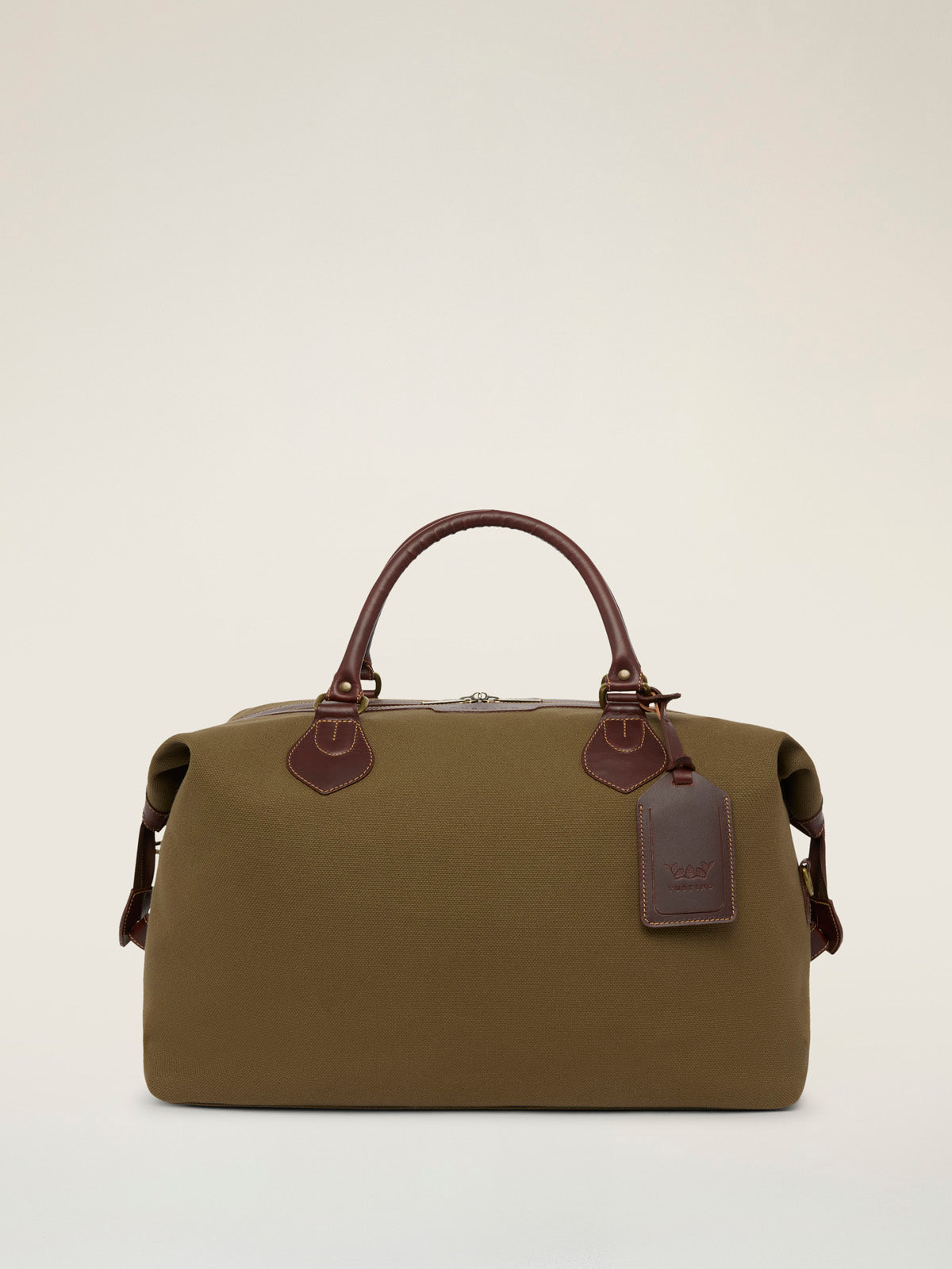 Tusting Explorer Medium Canvas and Leather Travel Bag