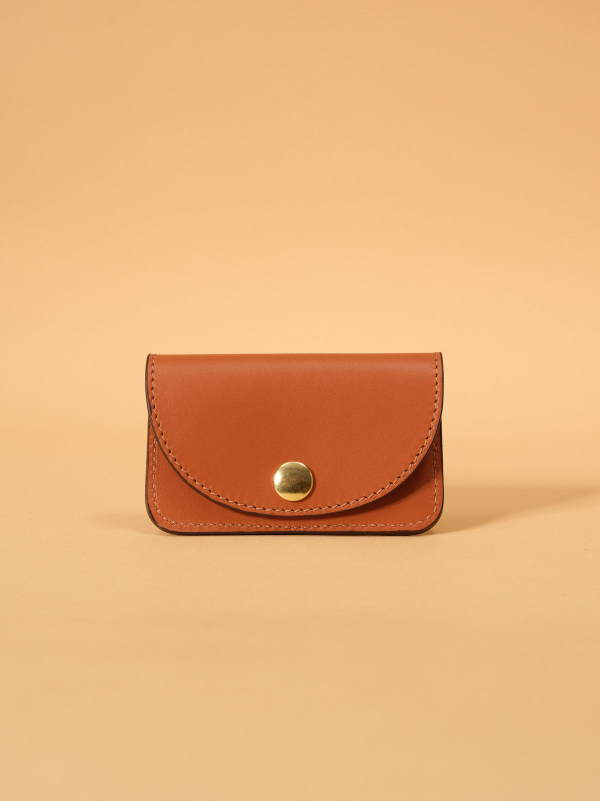 Tusting Compact Leather Card and Coin Holder