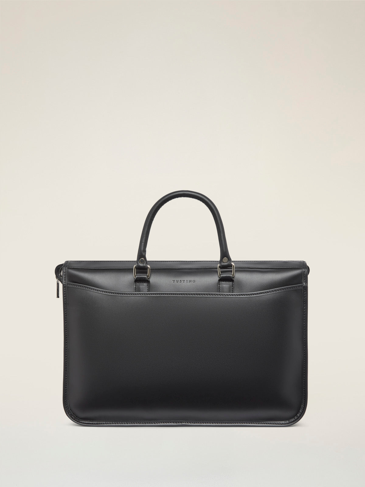 Tusting Marston Leather Ziptop Briefcase - Large