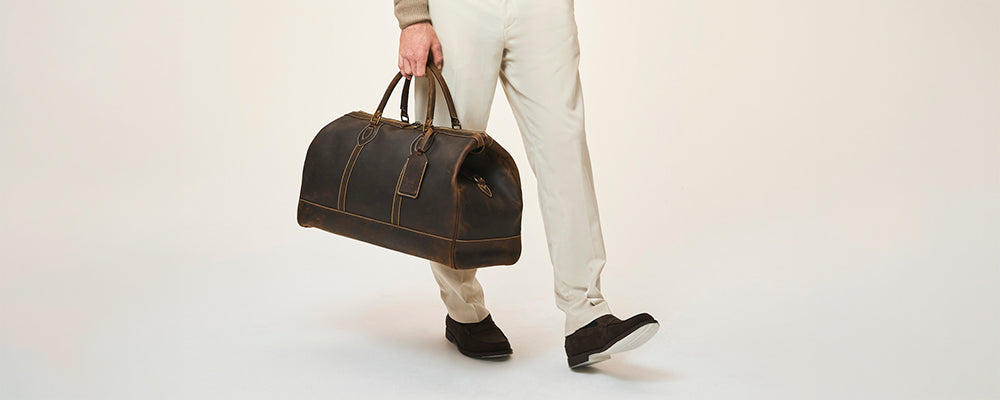 Leather Weekender Bags | Duffel Bags Made in England by Tusting