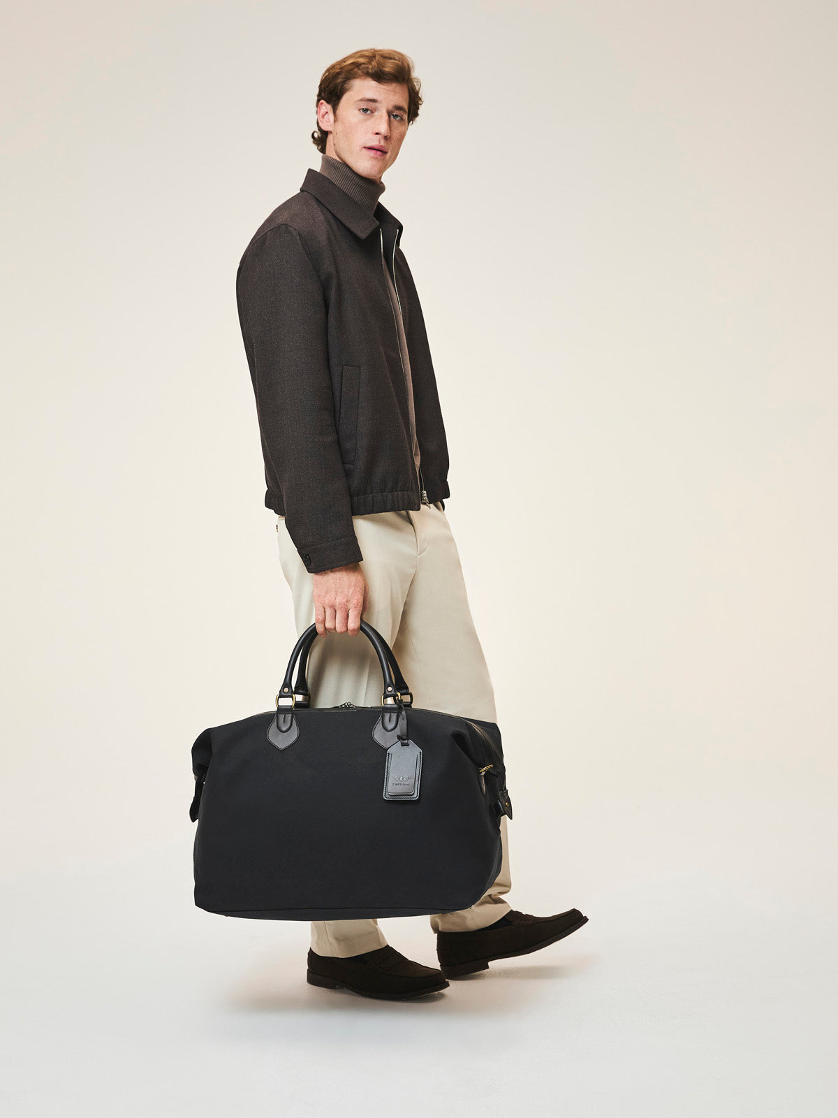 Tusting Explorer Large Canvas and Leather Travel Bag