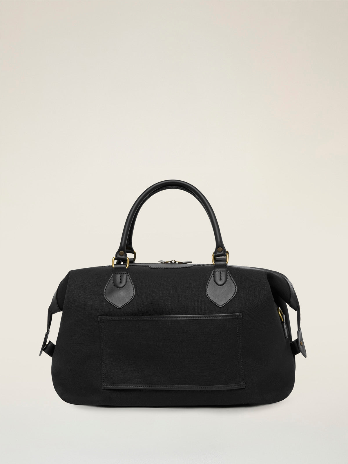 TUSTING CAMBOURNE ビジネスバッグ ブラック Tusting Canvas Clipper Relaxed Briefcase - Small
