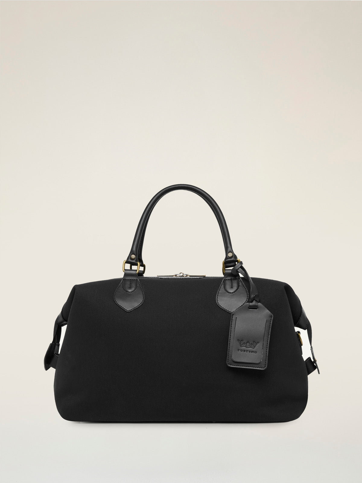 Tusting Explorer Canvas and Leather Small Travel Bag, Made in England