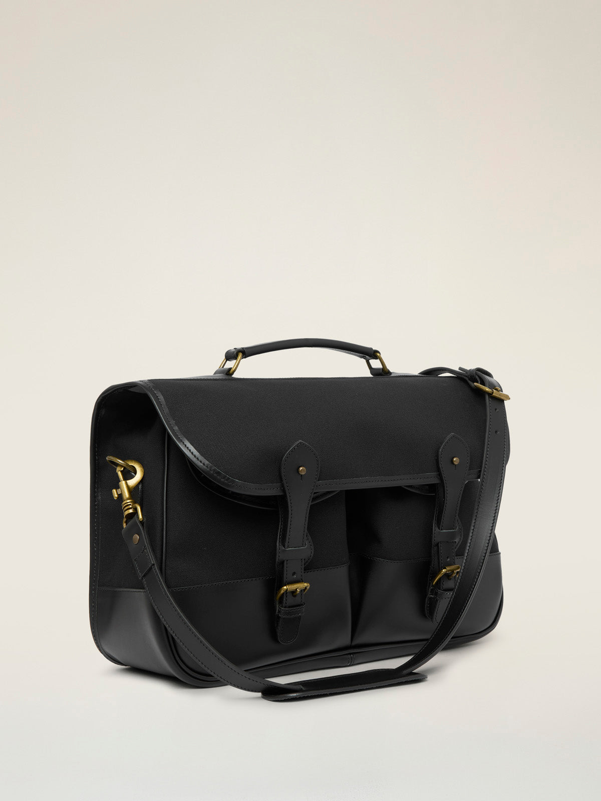 Tusting Canvas Clipper Relaxed Briefcase - Large