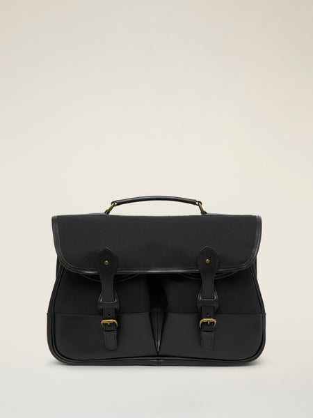 Tusting Canvas Clipper Relaxed Briefcase - Large
