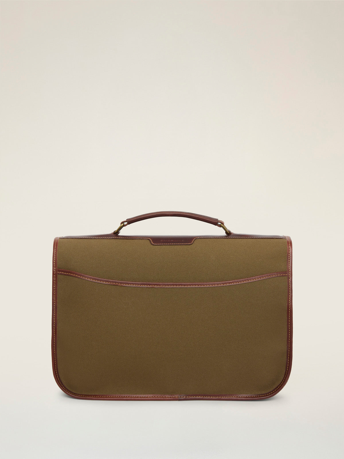 Tusting Canvas Clipper Relaxed Briefcase - Large