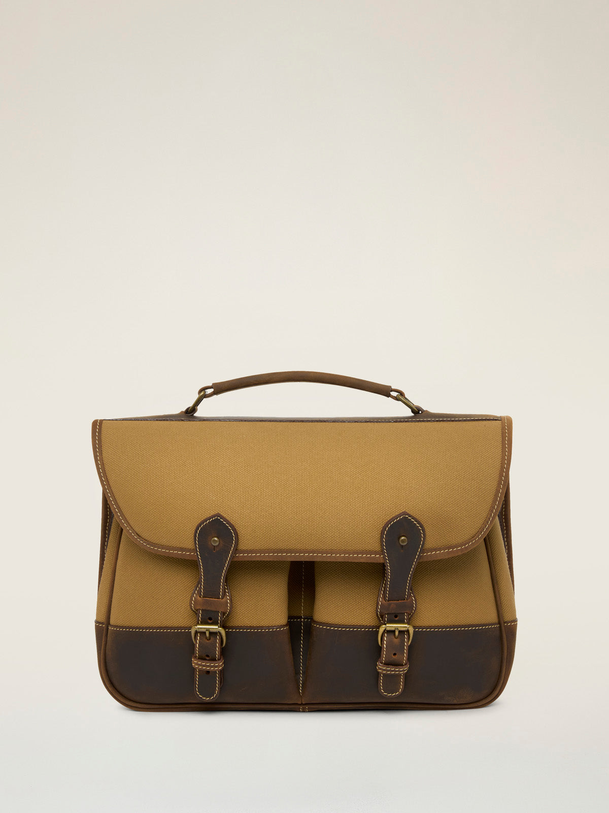 Tusting Canvas Clipper Relaxed Briefcase - Small