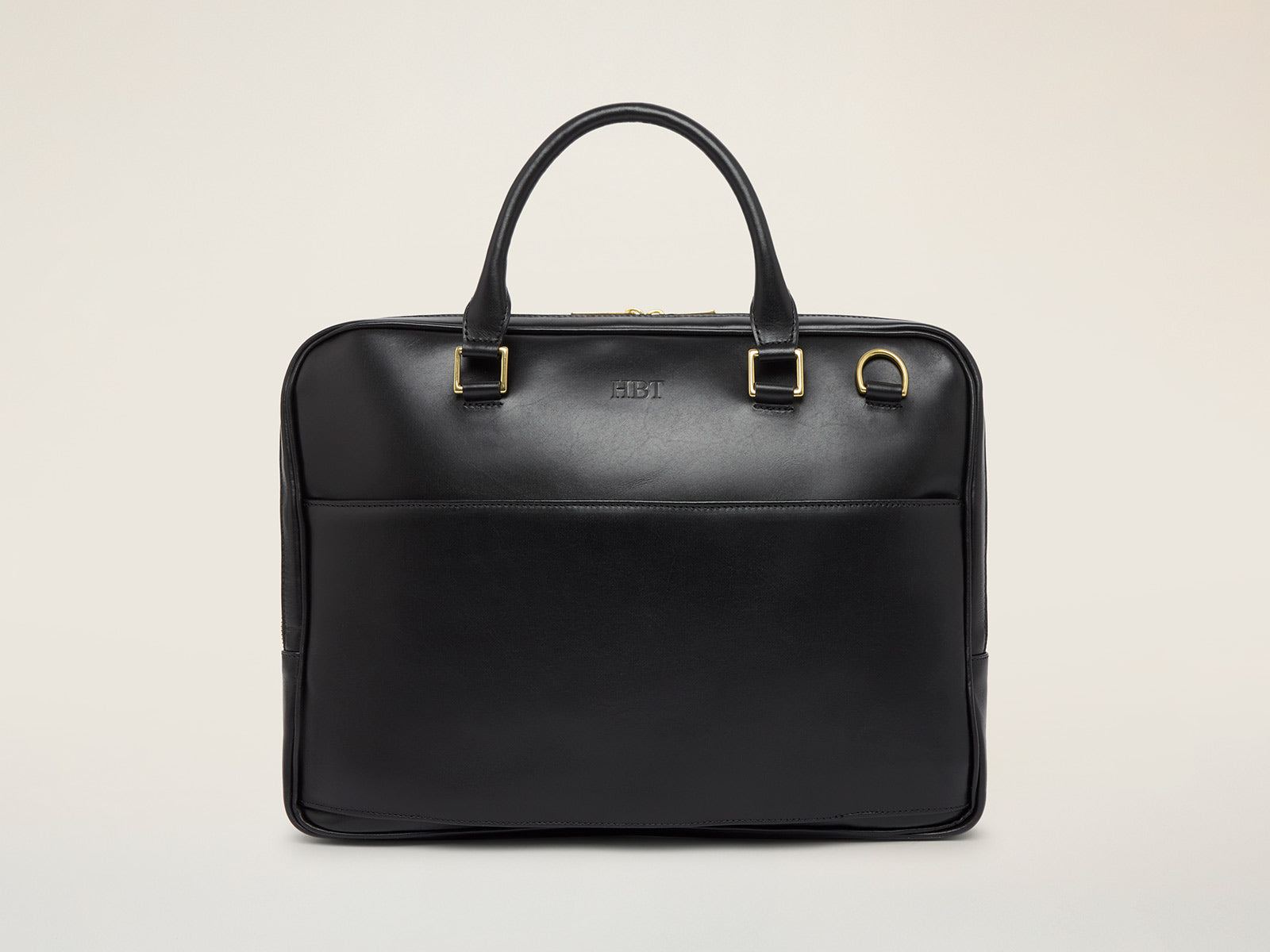 Tusting Fenchurch - Slim Leather Laptop Briefcase