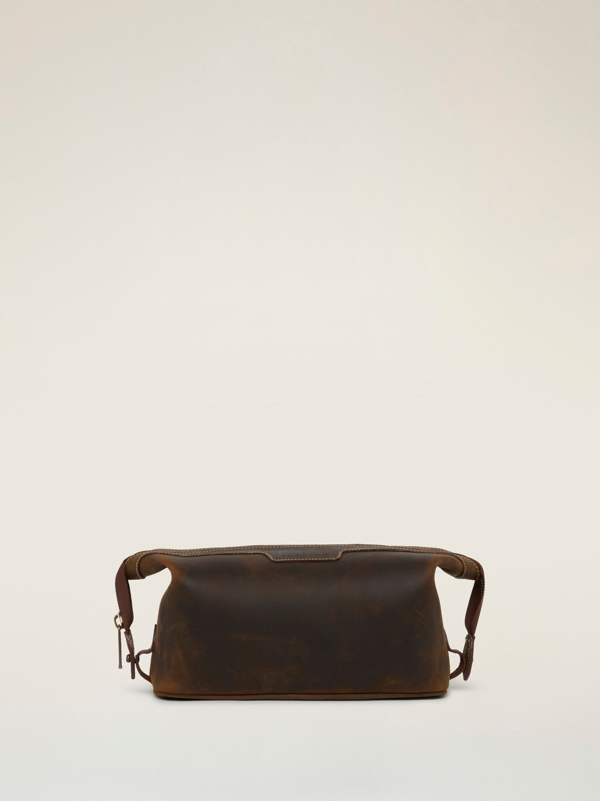 Tusting Horizon Leather Toiletry Bag & Dopp Kit - Made in England