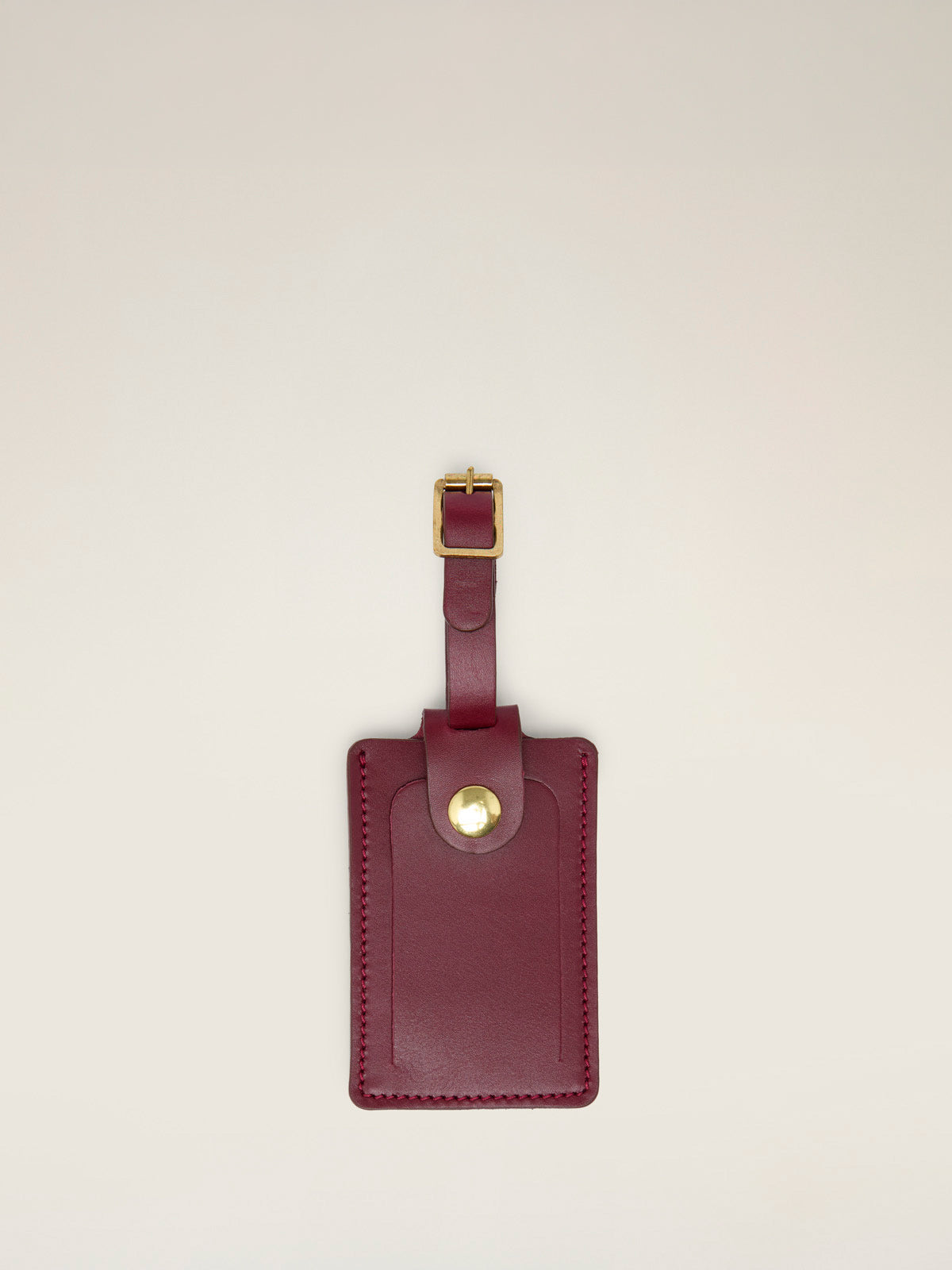 Leather Luggage Label