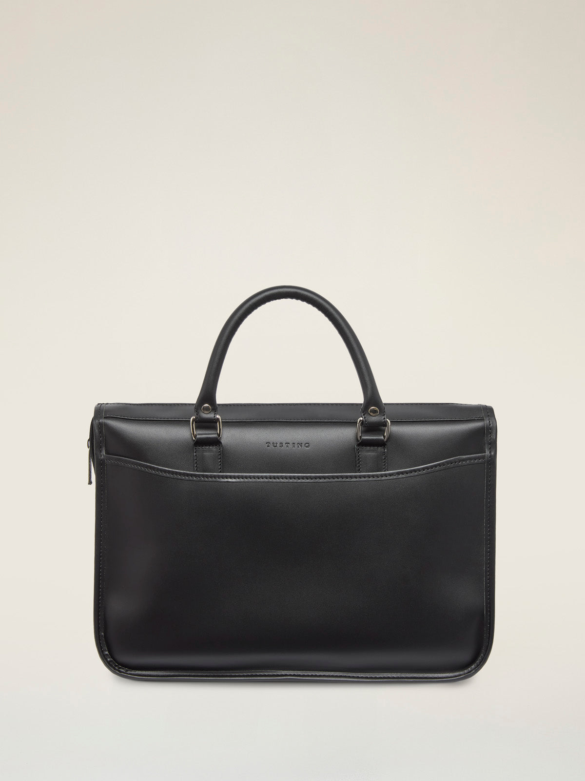 Tusting Marston Leather Zip-Top Briefcase - Small