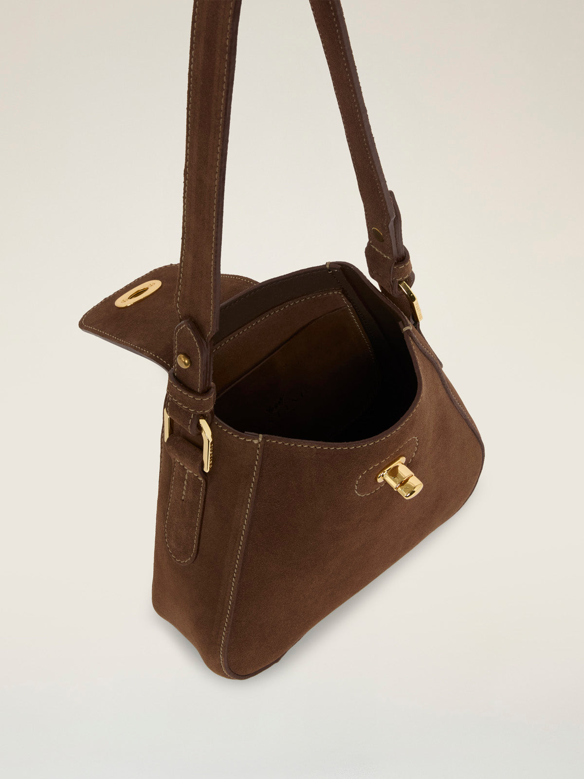 Mini Hazel Leather or Suede Crossbody Bag, Made in England by Tusting