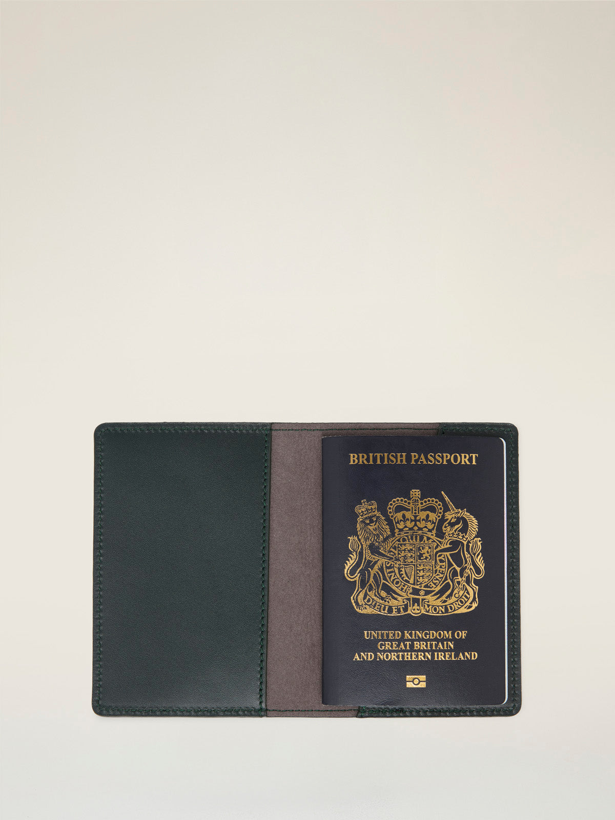 Leather Passport Holder, Made in England by Tusting