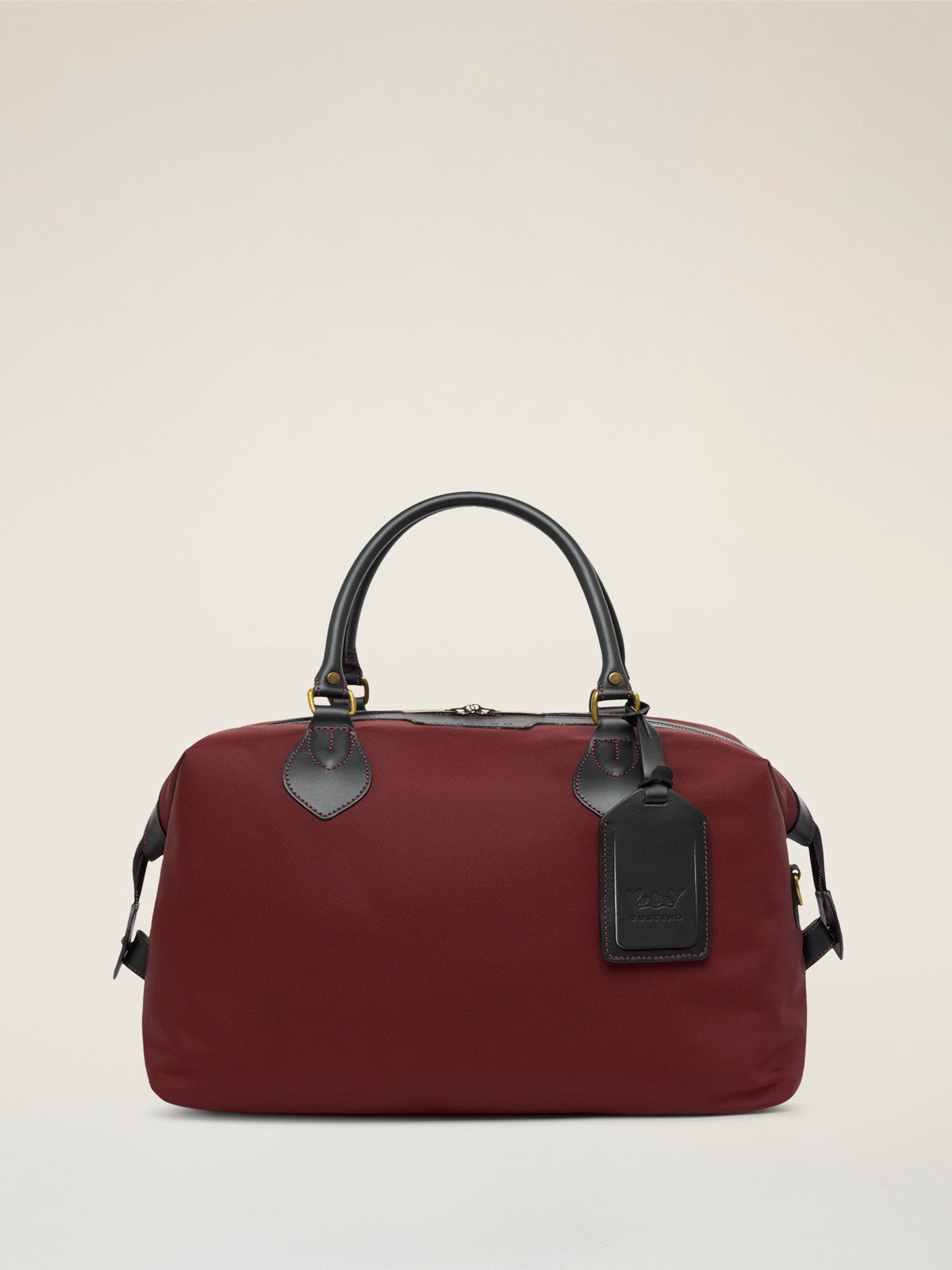 Superlight Small Fabric and Leather Weekend Bag, Made in England – Tusting
