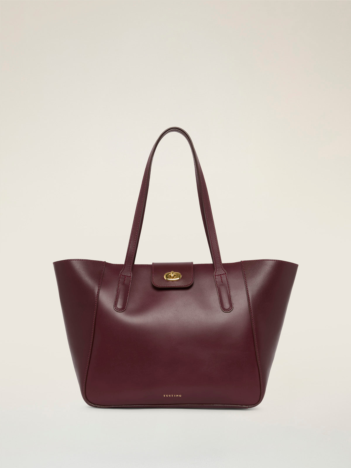 Twyford Full-Grain Leather Tote Handbag Handmade in England Tan