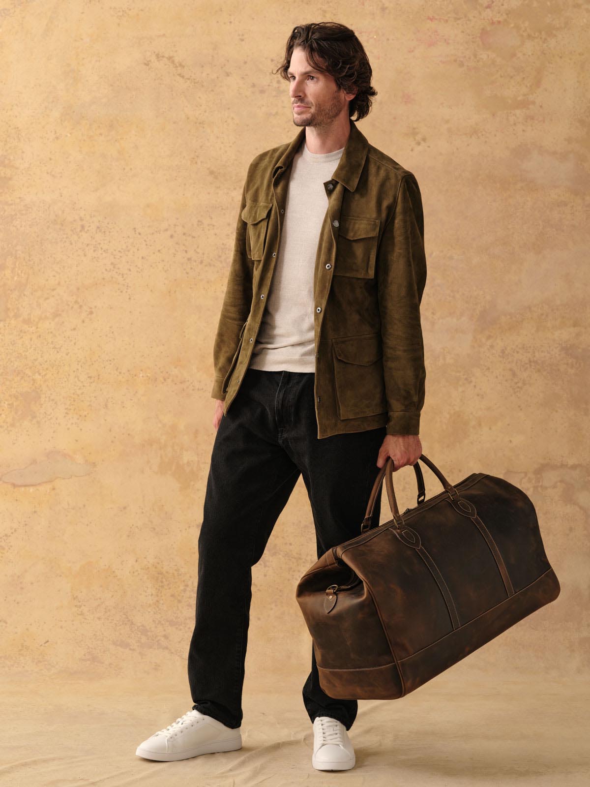 Tusting Weekender Weekender - Large Leather Weekend Bag – Tusting