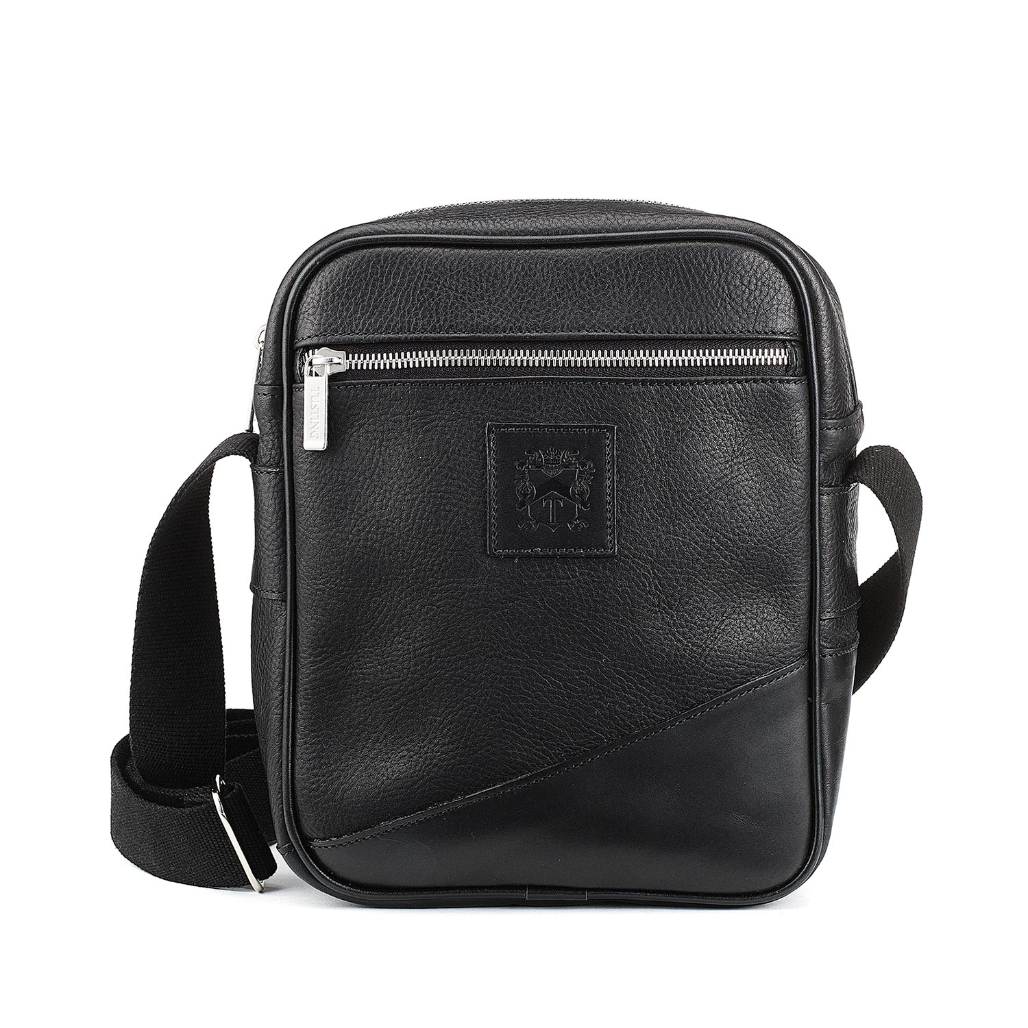 Nimrod Leather Cross Body Messenger Bag | Made in England by Tusting