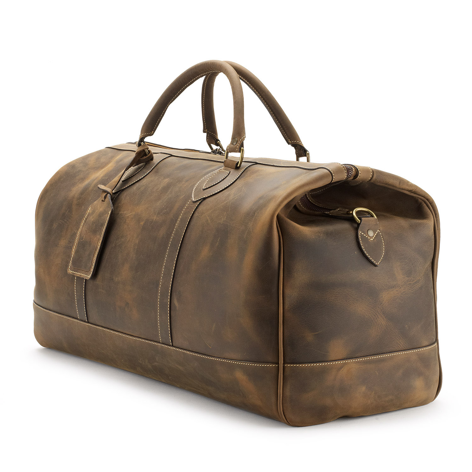 Weekender Bag in Leather | Made in England by Tusting