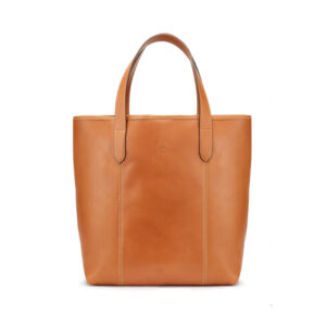 Tusting Leather Chelsea Tote Bag in Tan Front