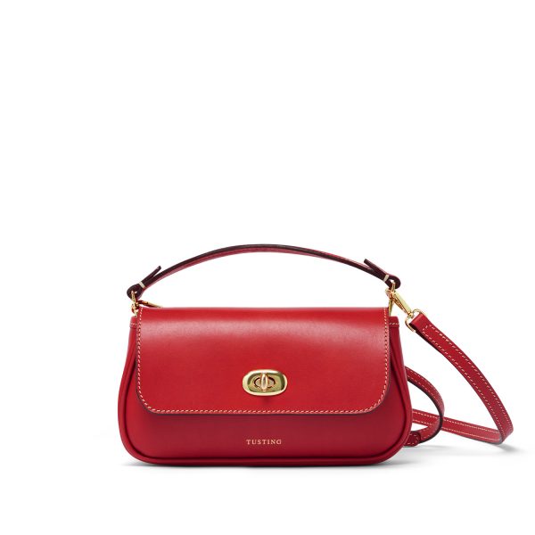Hettie Leather Micro Crossbody Bag | Made in England by Tusting
