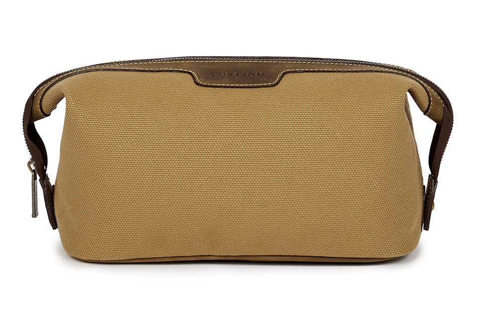 Horizon Canvas or Leather Toiletry Bag | Made in England by Tusting
