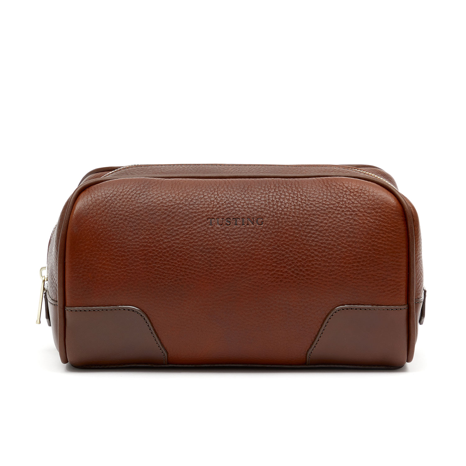 Hove Leather Washbag | Made in England by Tusting