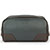 Tusting Hove Leather Washbag Pewter Choc Swatch